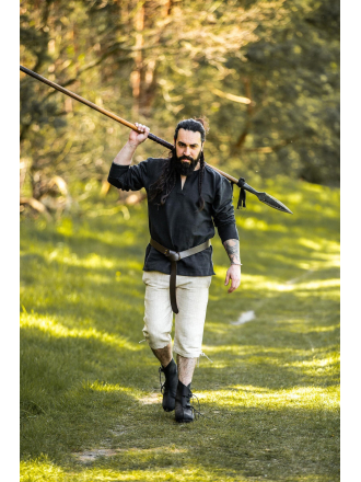 Trollfelsen Leonardo Carbone Mittelalter Gewandung Ritter Wikinger Kniebundhose Veli Hanffarben _5_